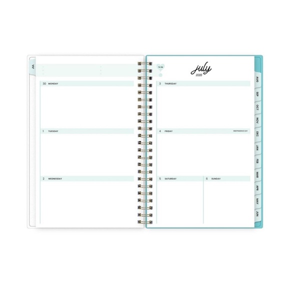 Blue Sky Bee and Daisy Planner - Blue and Yellow - Picture 5 of 8